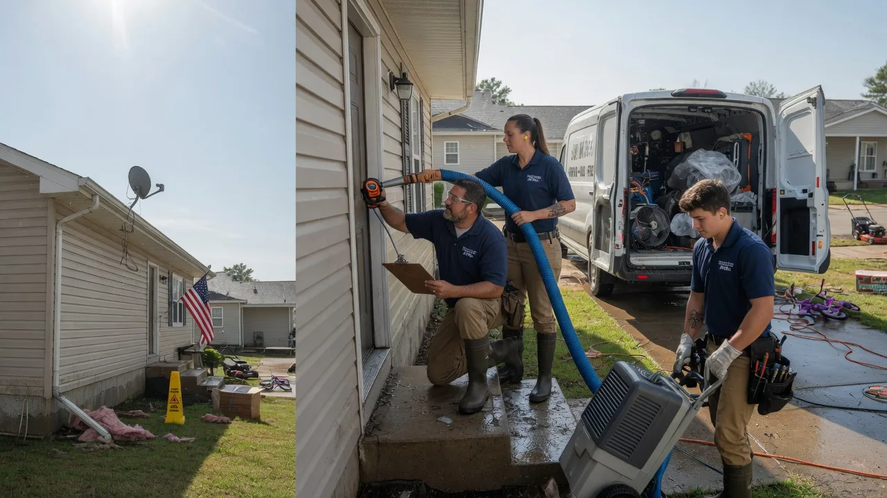 Ceiling Water Damage Restoration in Harrison, NE near me